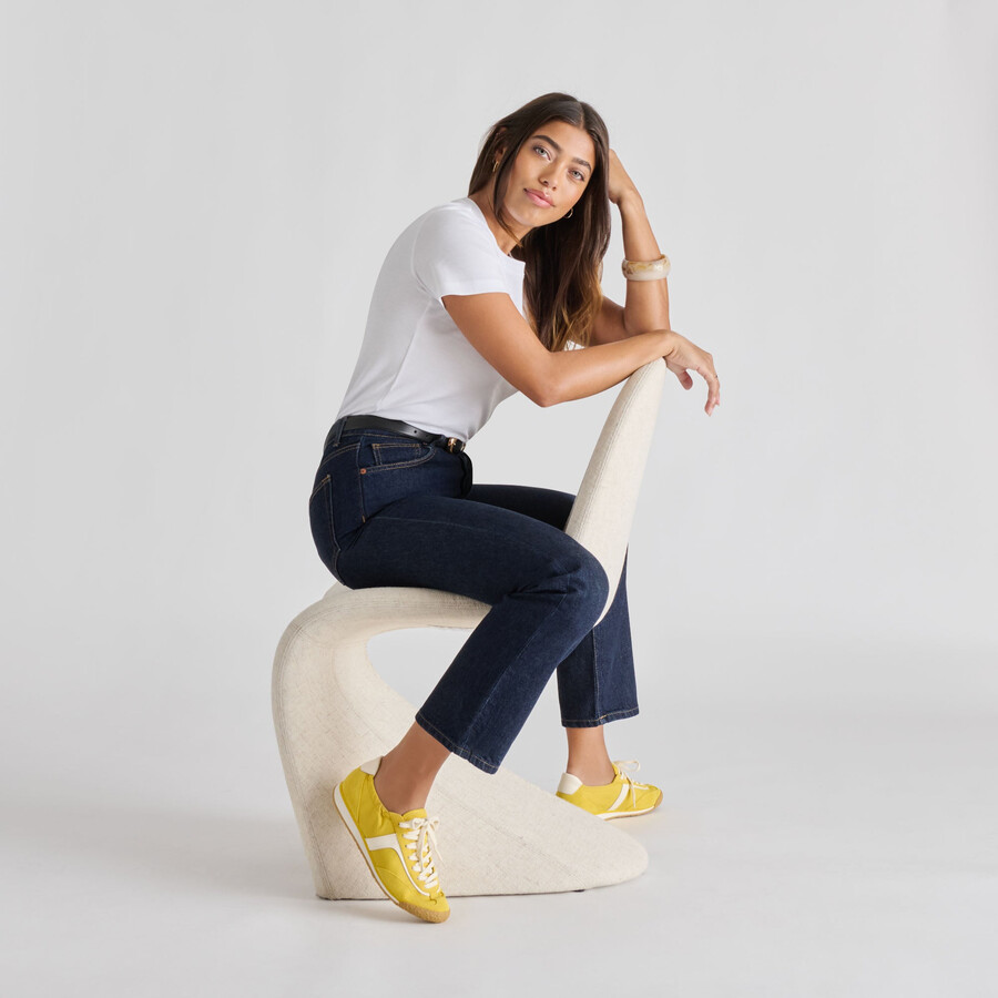 sneakers sariya in nylon giallo