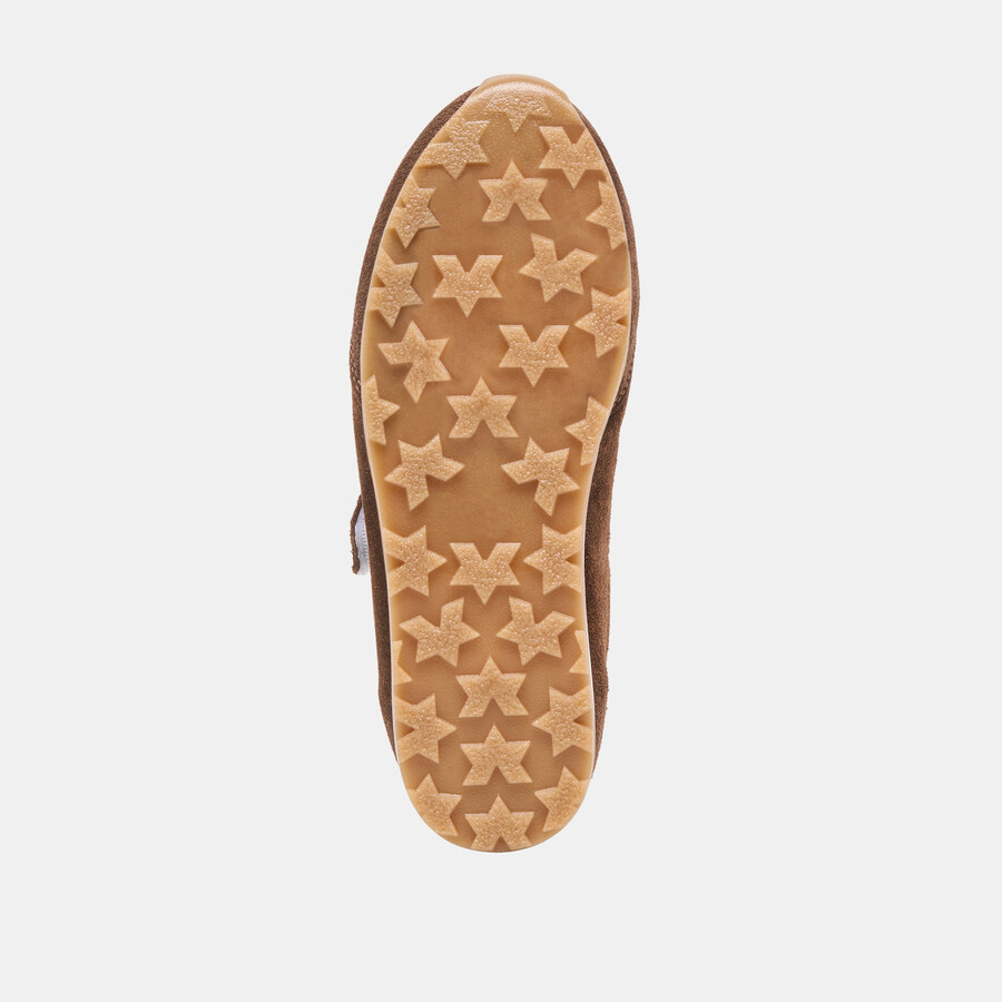 sneakers sofya in pelle scamosciata marrone scuro