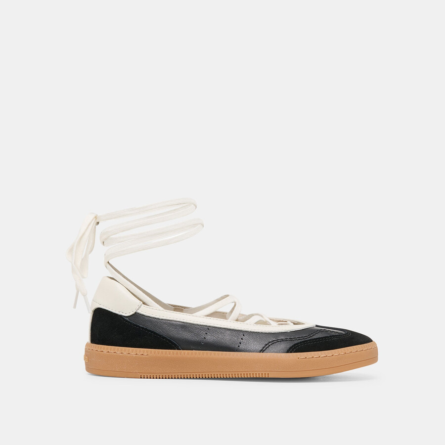 sneakers nyomie in pelle nera