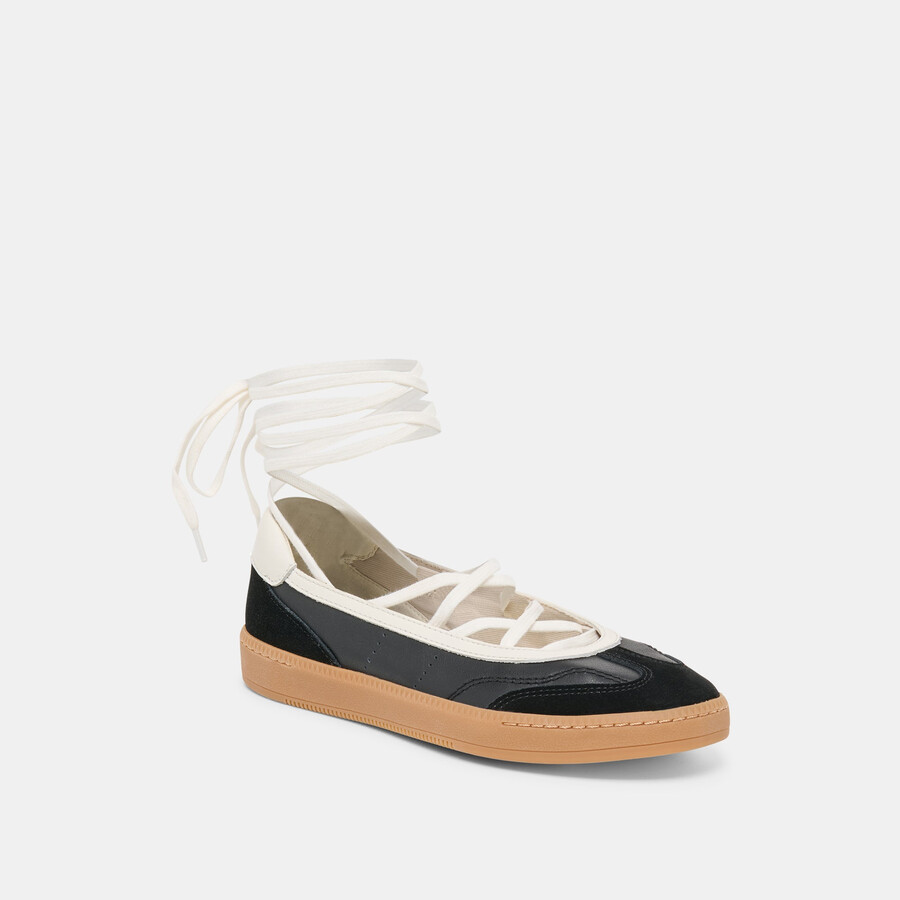 sneakers nyomie in pelle nera