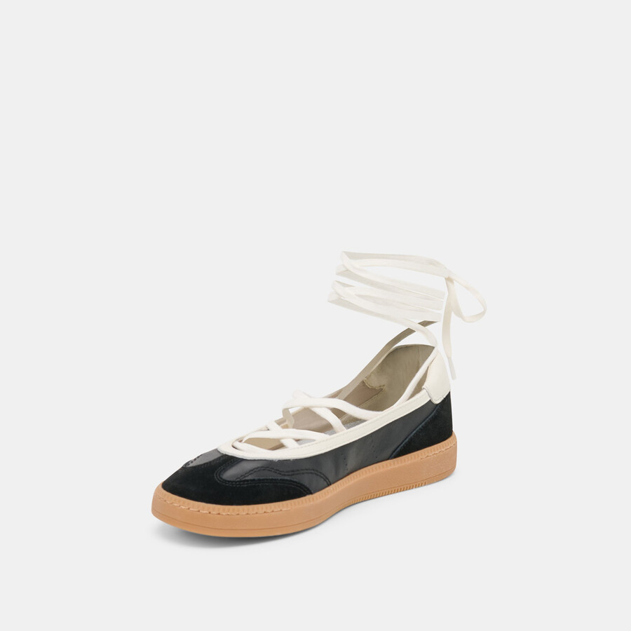 sneakers nyomie in pelle nera