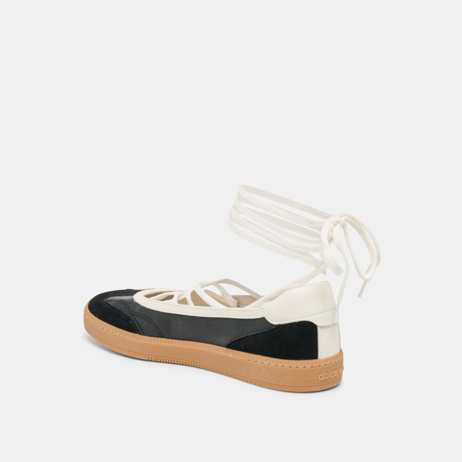 sneakers nyomie in pelle nera