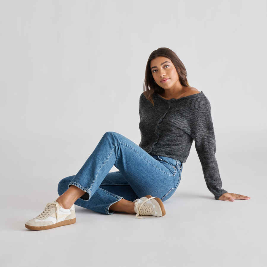 avviso sneakers bianco dune nylon