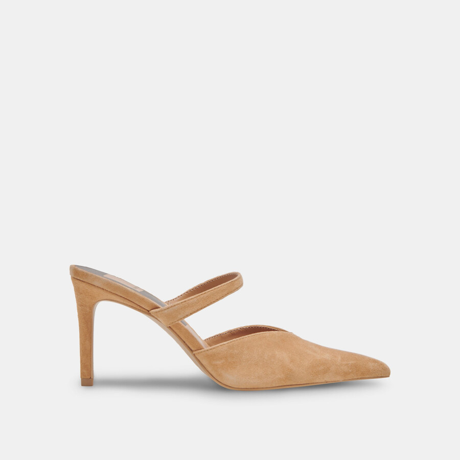 tacchi kanika in pelle scamosciata marrone chiaro
