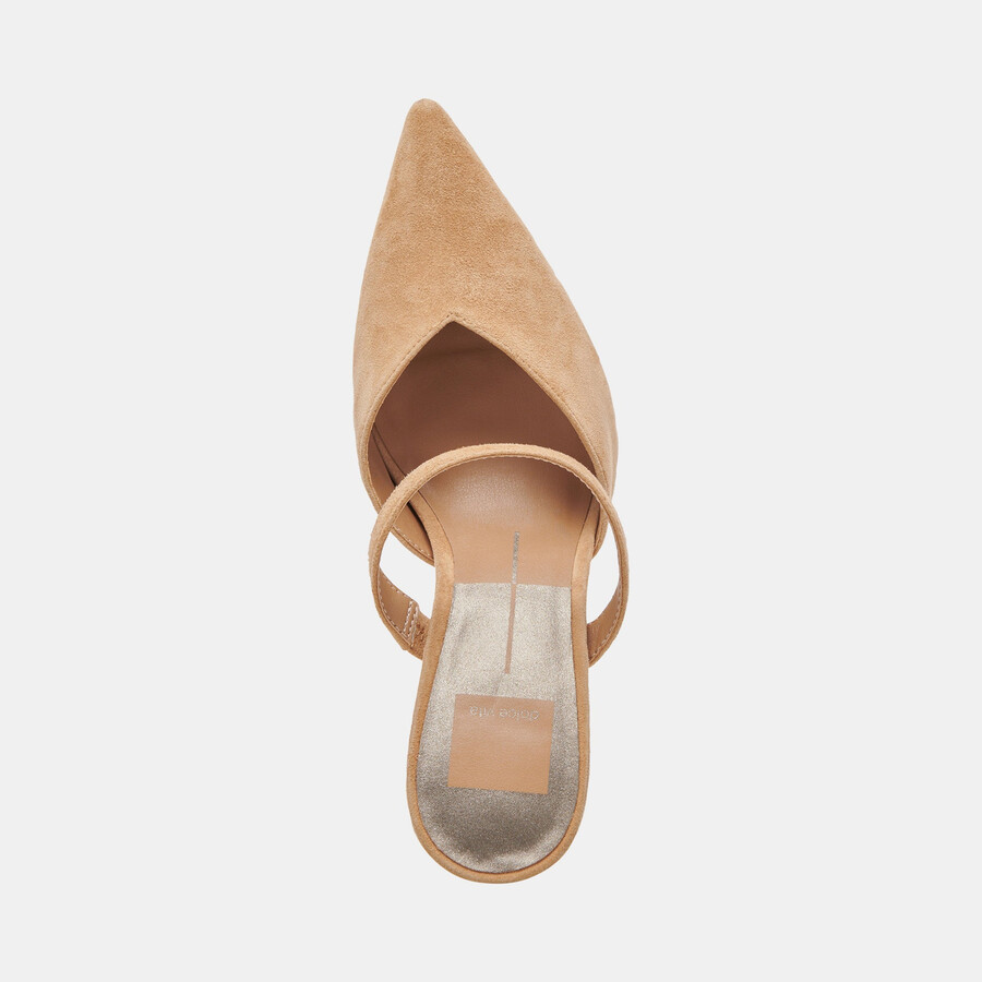tacchi kanika in pelle scamosciata marrone chiaro
