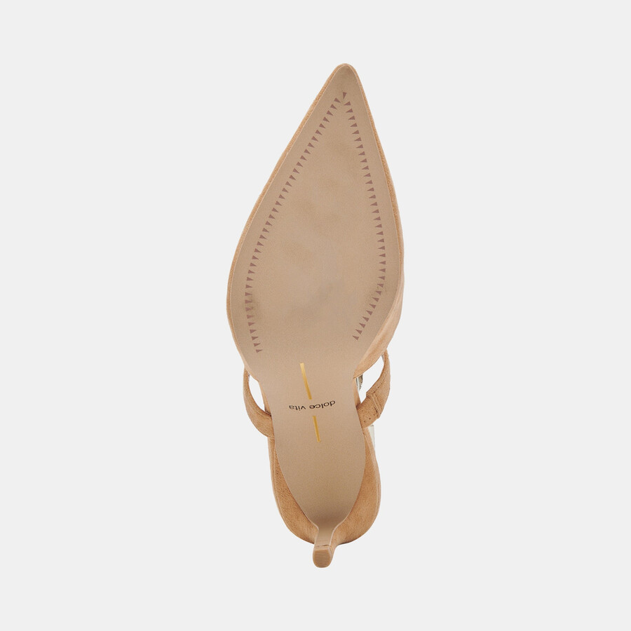 tacchi kanika in pelle scamosciata marrone chiaro