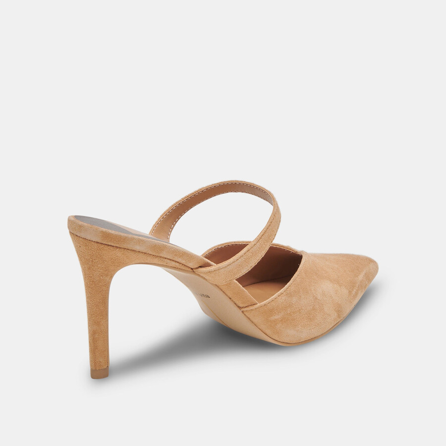tacchi kanika in pelle scamosciata marrone chiaro