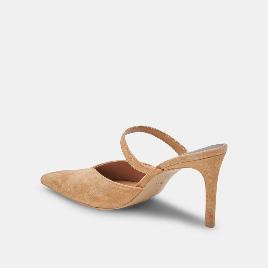 tacchi kanika in pelle scamosciata marrone chiaro