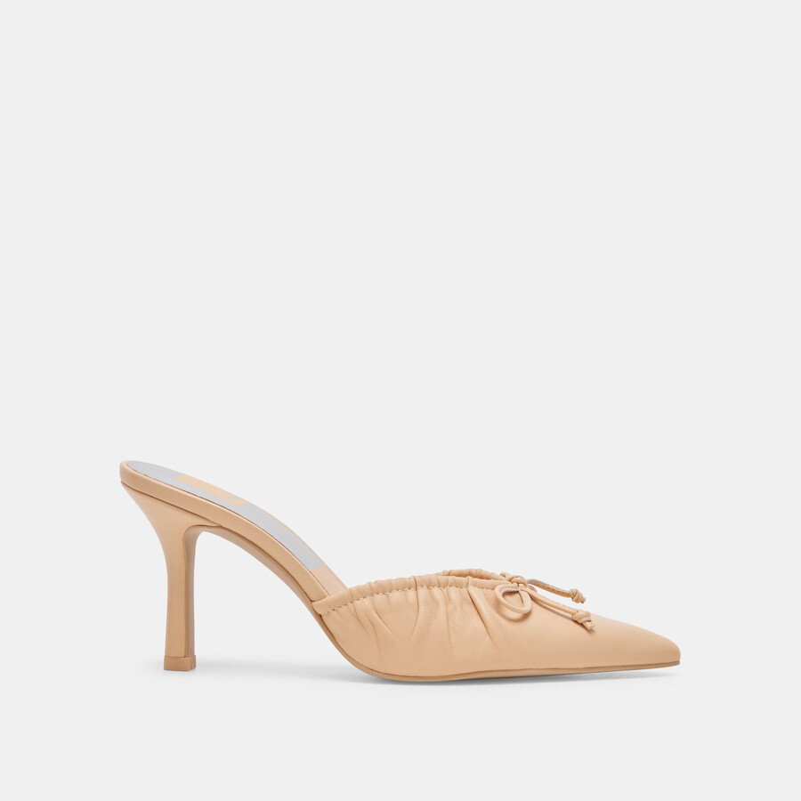 tacchi kairi in pelle vaniglia francese