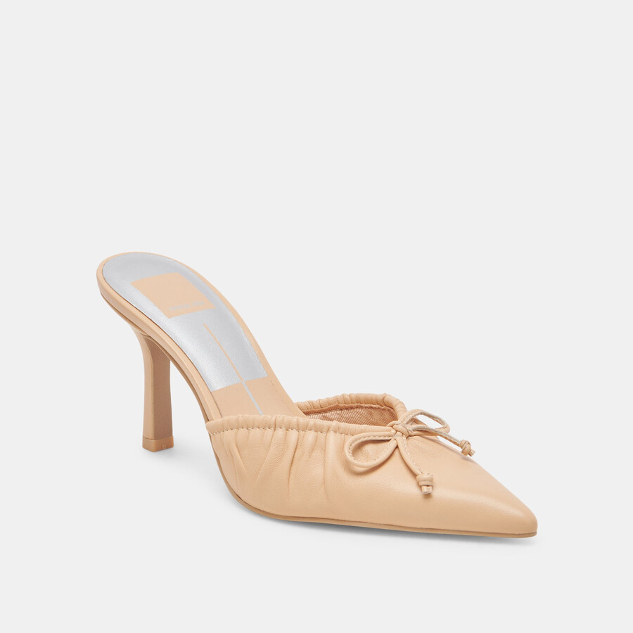 tacchi kairi in pelle vaniglia francese