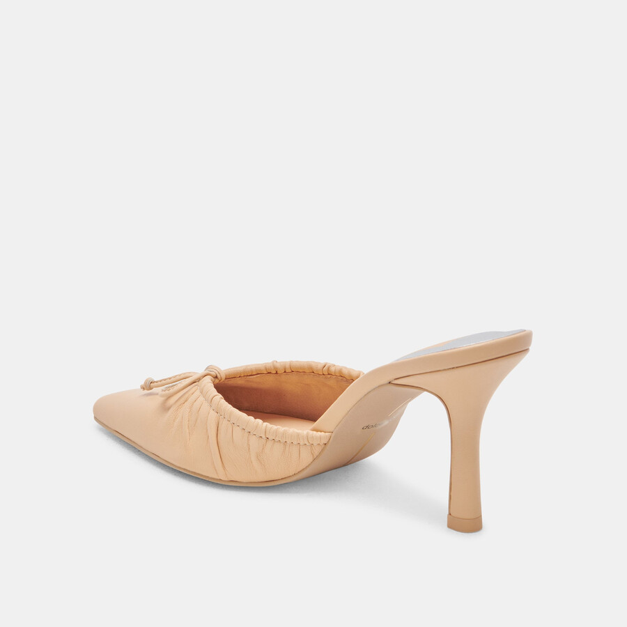 tacchi kairi in pelle vaniglia francese