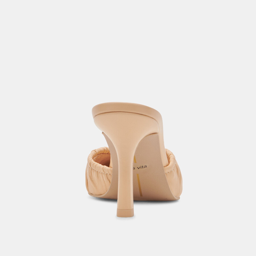 tacchi kairi in pelle vaniglia francese