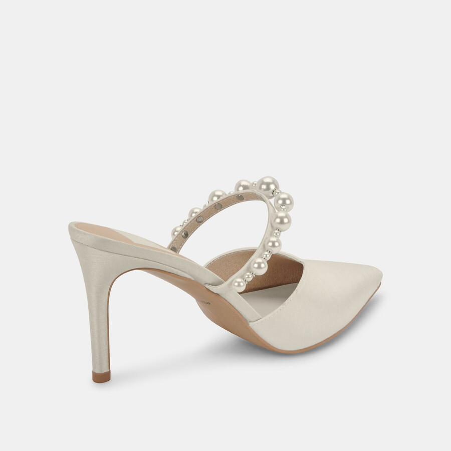 scarpe con tacco largo kanika pearl vanilla pearls