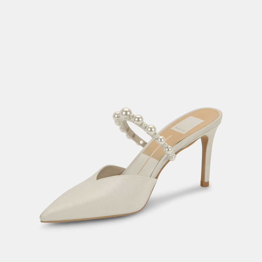 scarpe con tacco largo kanika pearl vanilla pearls