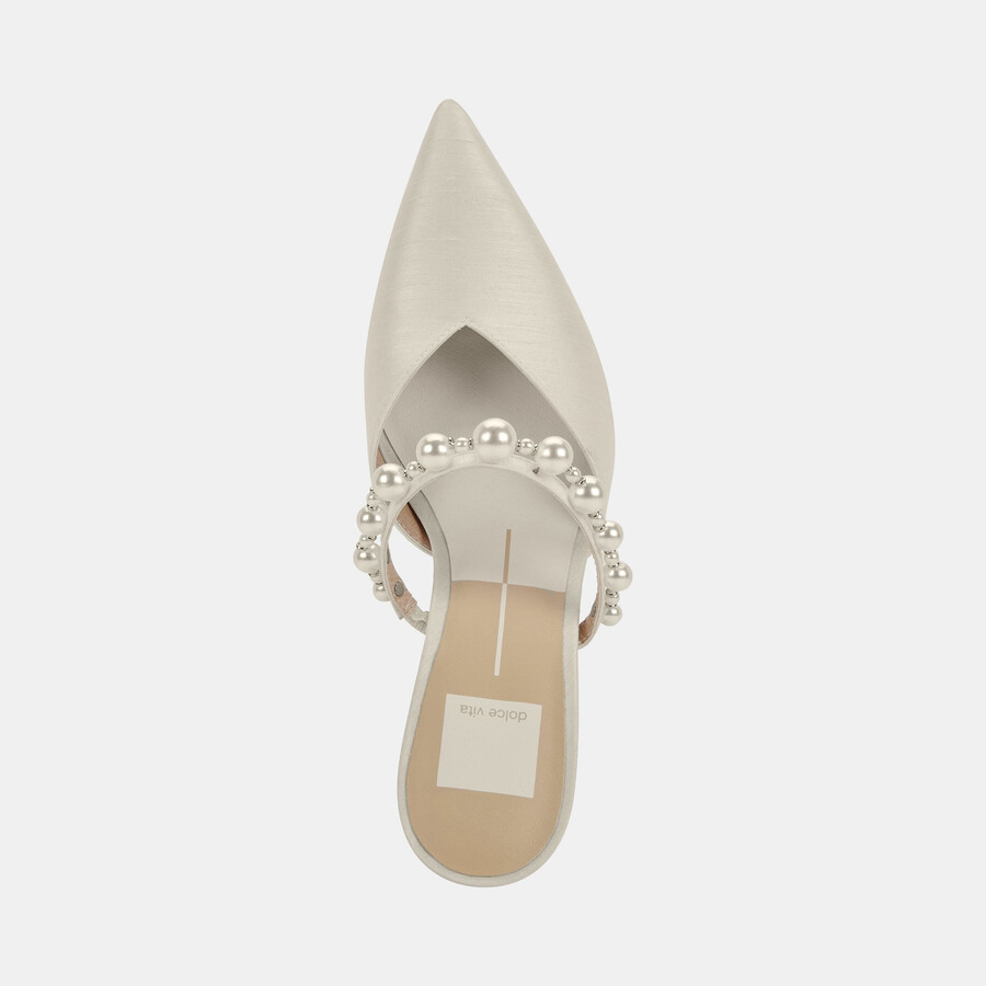 scarpe con tacco largo kanika pearl vanilla pearls