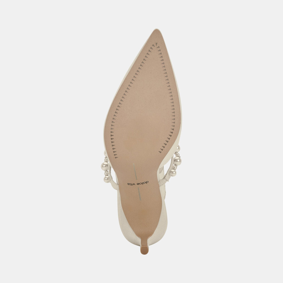 scarpe con tacco largo kanika pearl vanilla pearls