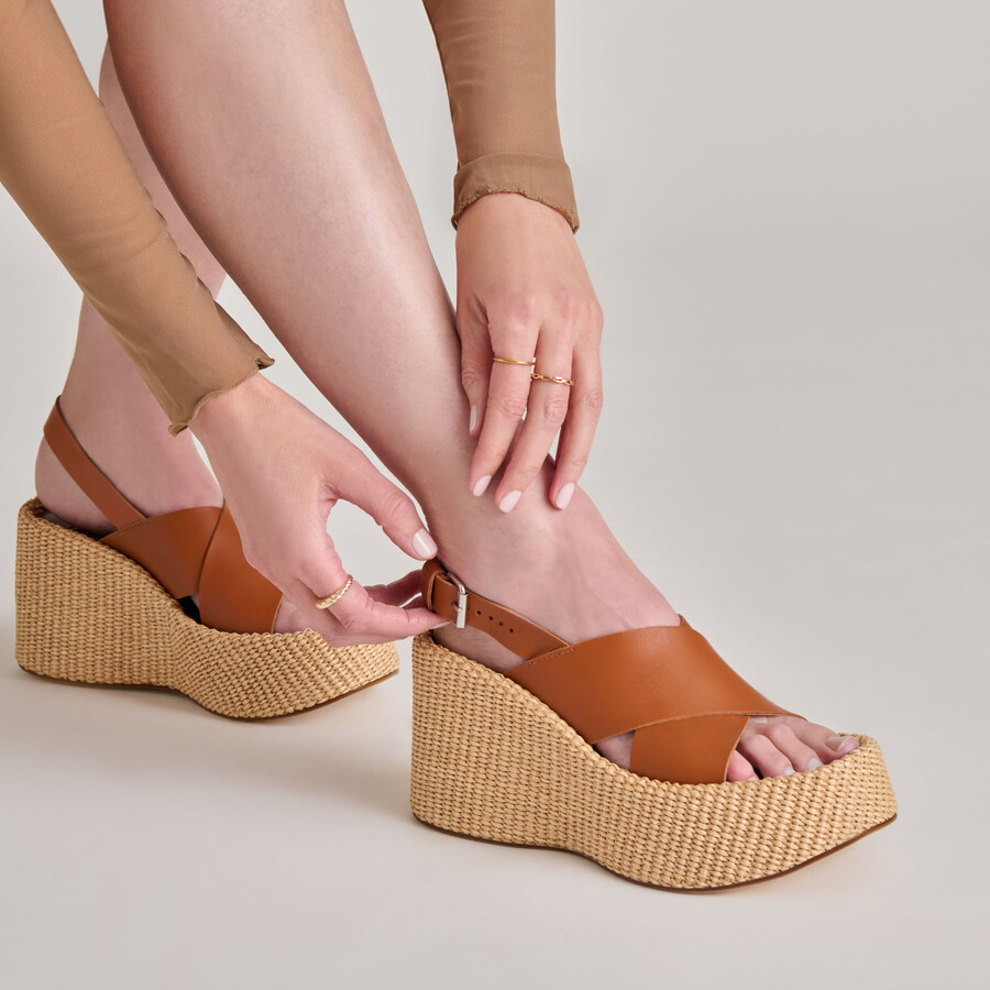 zeppe skylar in pelle marrone