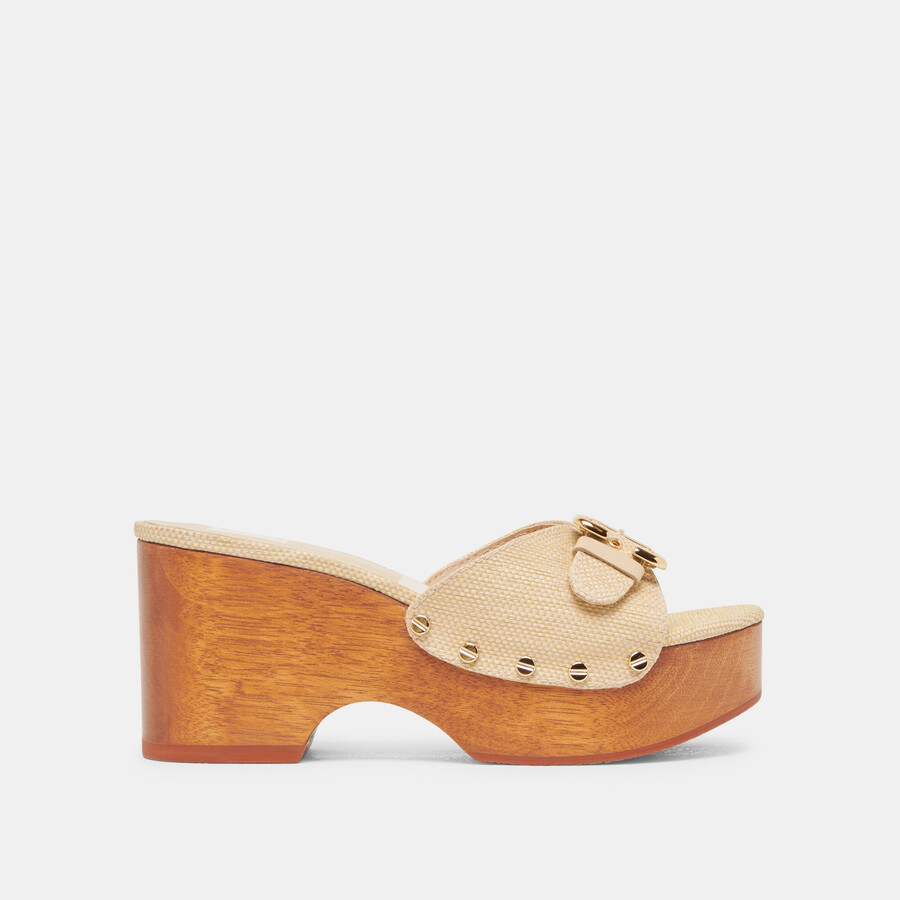 yalah heels lt rafia naturale