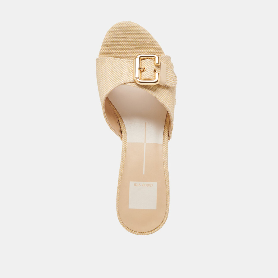 yalah heels lt rafia naturale