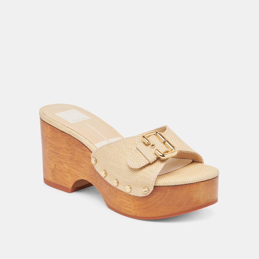 yalah heels lt rafia naturale