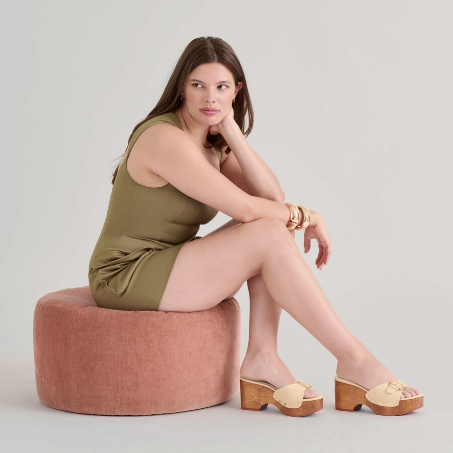 yalah heels lt rafia naturale