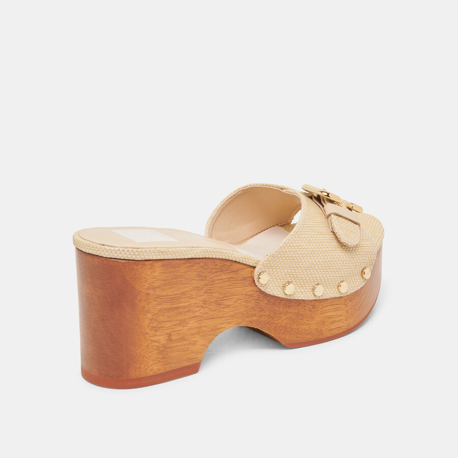 yalah heels lt rafia naturale