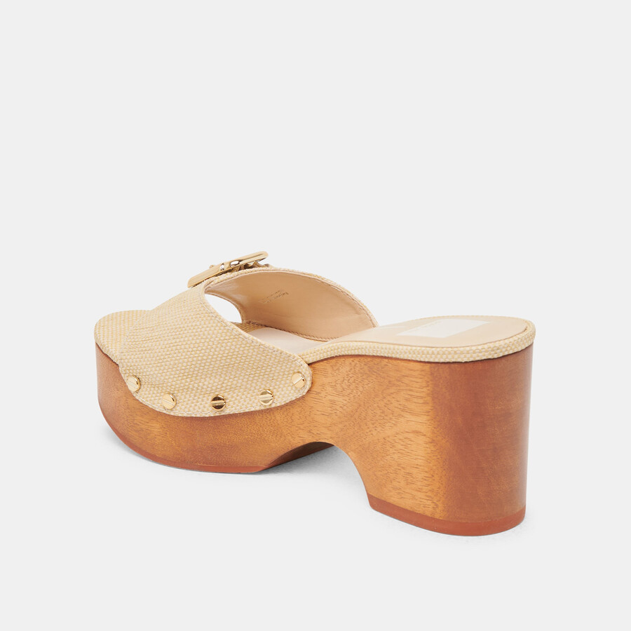yalah heels lt rafia naturale