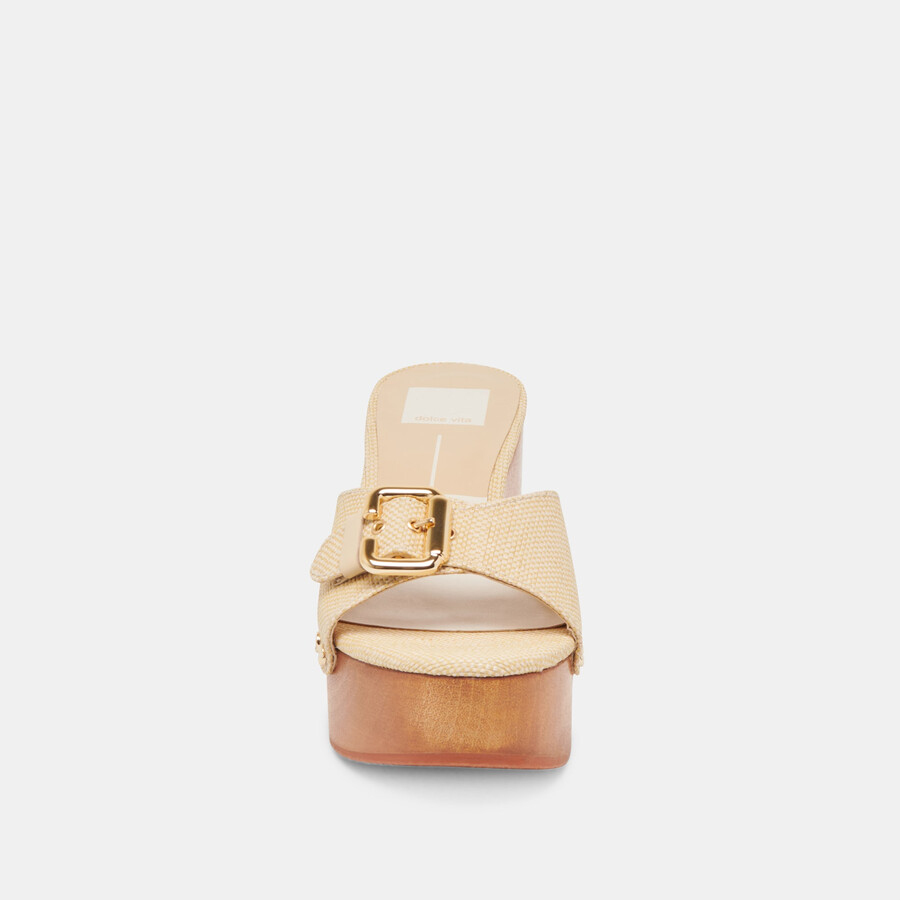 yalah heels lt rafia naturale