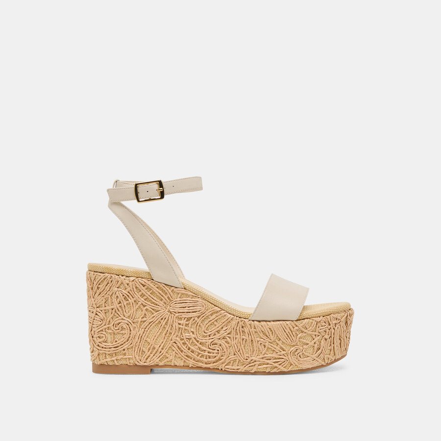 zeppe talisa in pelle avorio