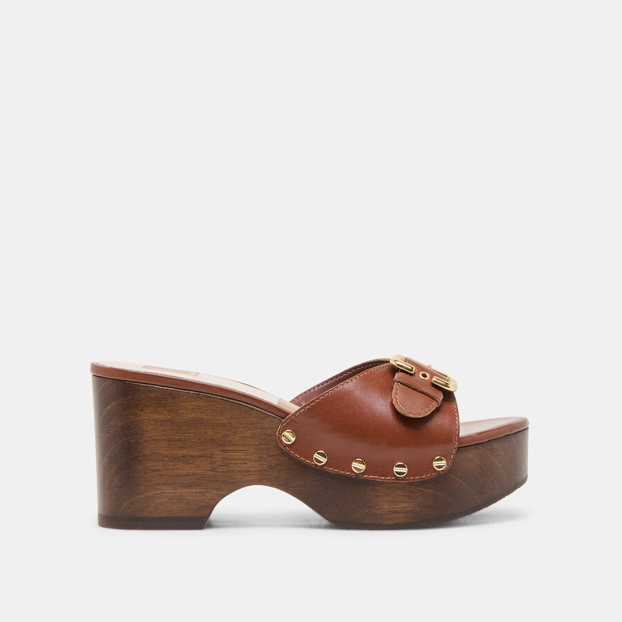 yalah heels pelle marrone