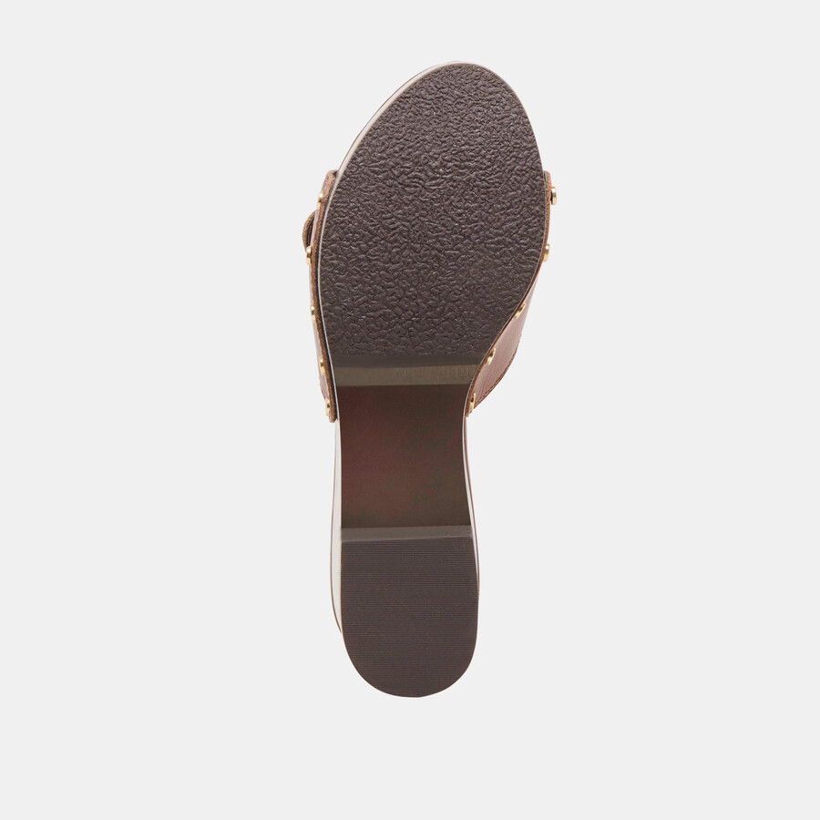 yalah heels pelle marrone