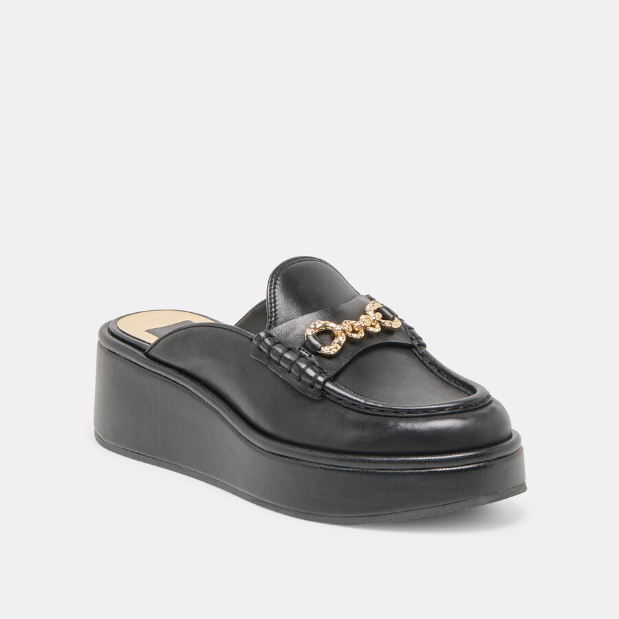 mocassini dorrel in pelle nera
