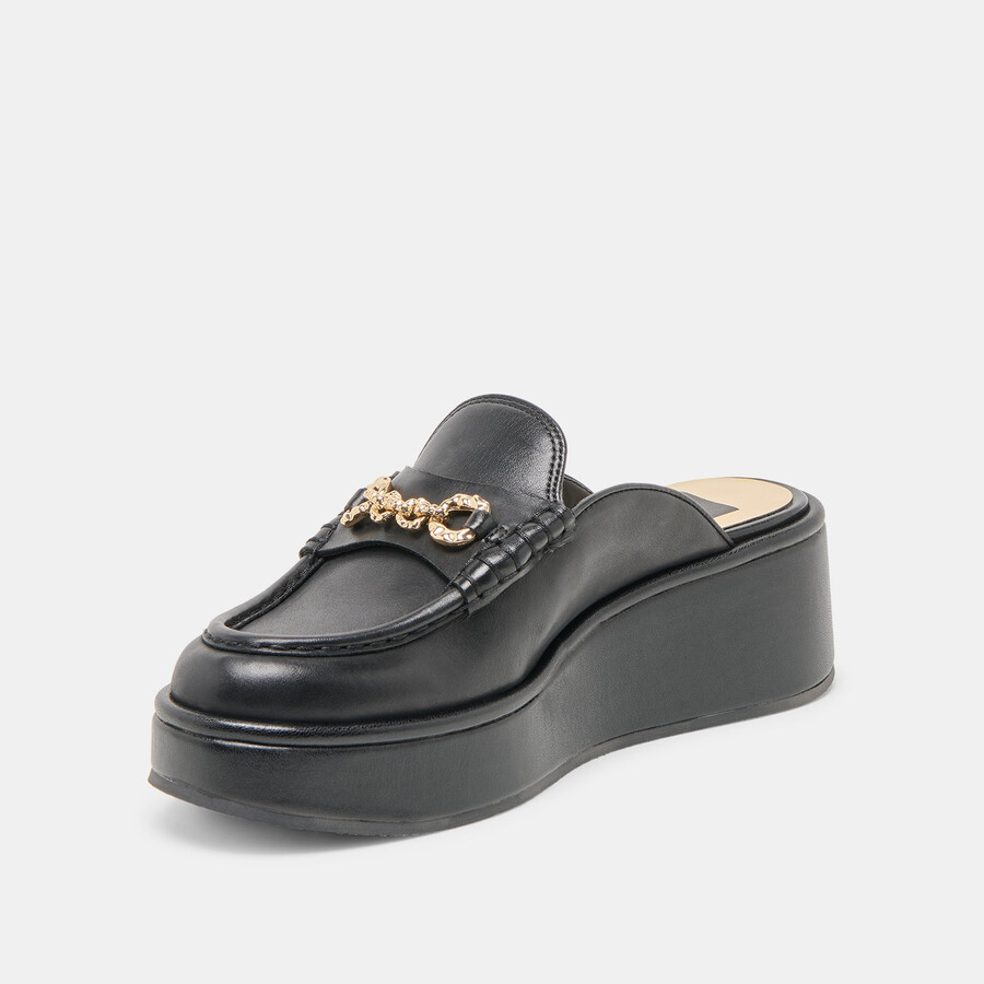 mocassini dorrel in pelle nera