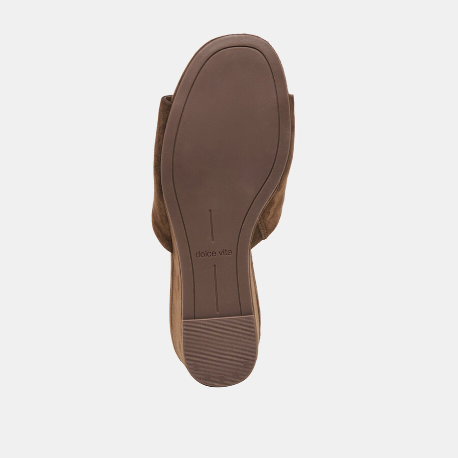 zeppe holta in pelle scamosciata marrone scuro